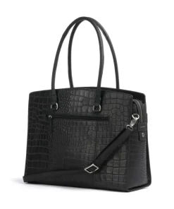 Cool Colbie Shopper 15″ geprägtes Leder schwarz