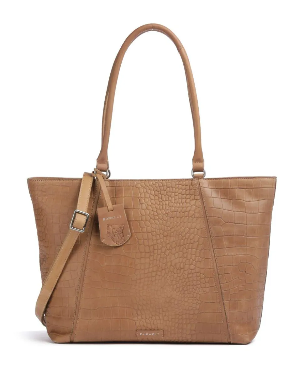 Cool Colbie Shopper 15″ geprägtes Leder hellbraun