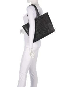 Cool Colbie Shopper 14″ geprägtes Leder schwarz