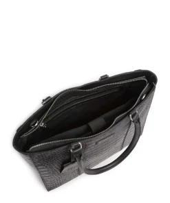 Cool Colbie Shopper 14″ geprägtes Leder schwarz