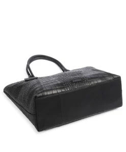 Cool Colbie Shopper 15″ geprägtes Leder schwarz