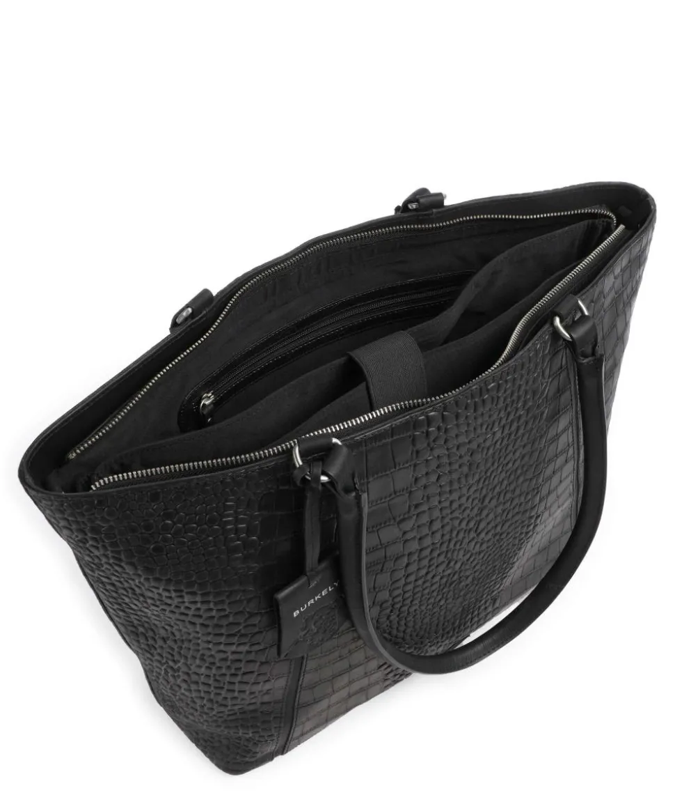 Cool Colbie Shopper 15″ geprägtes Leder schwarz