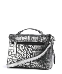 Cool Colbie Umhängetasche geprägtes Leder silber