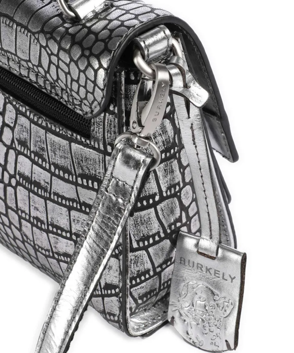 Cool Colbie Umhängetasche geprägtes Leder silber