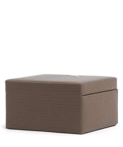 Corbello Schmuckkasten Lederimitat hellbraun