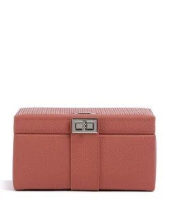 Corbello Schmuckkasten Lederimitat terrakotta