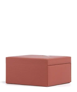 Corbello Schmuckkasten Lederimitat terrakotta