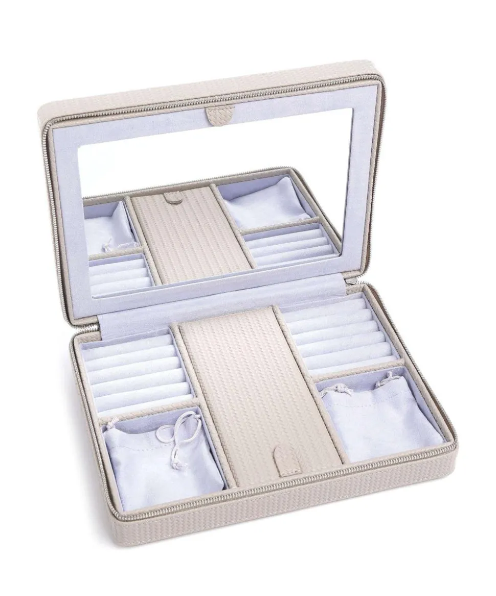 Corbello Schmuckkasten Lederimitat taupe