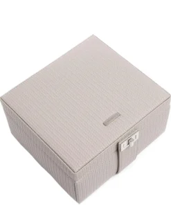 Corbello Schmuckkasten Lederimitat taupe