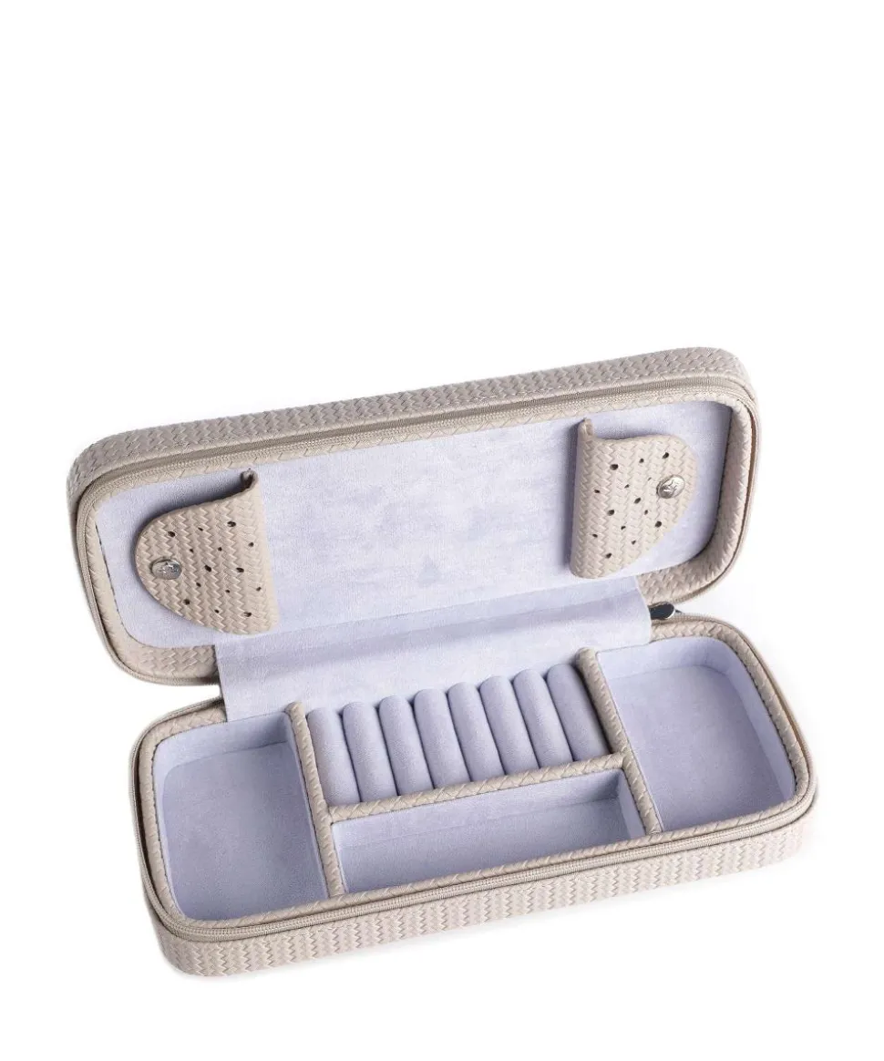 Corbello Schmuckkasten Lederimitat elfenbein