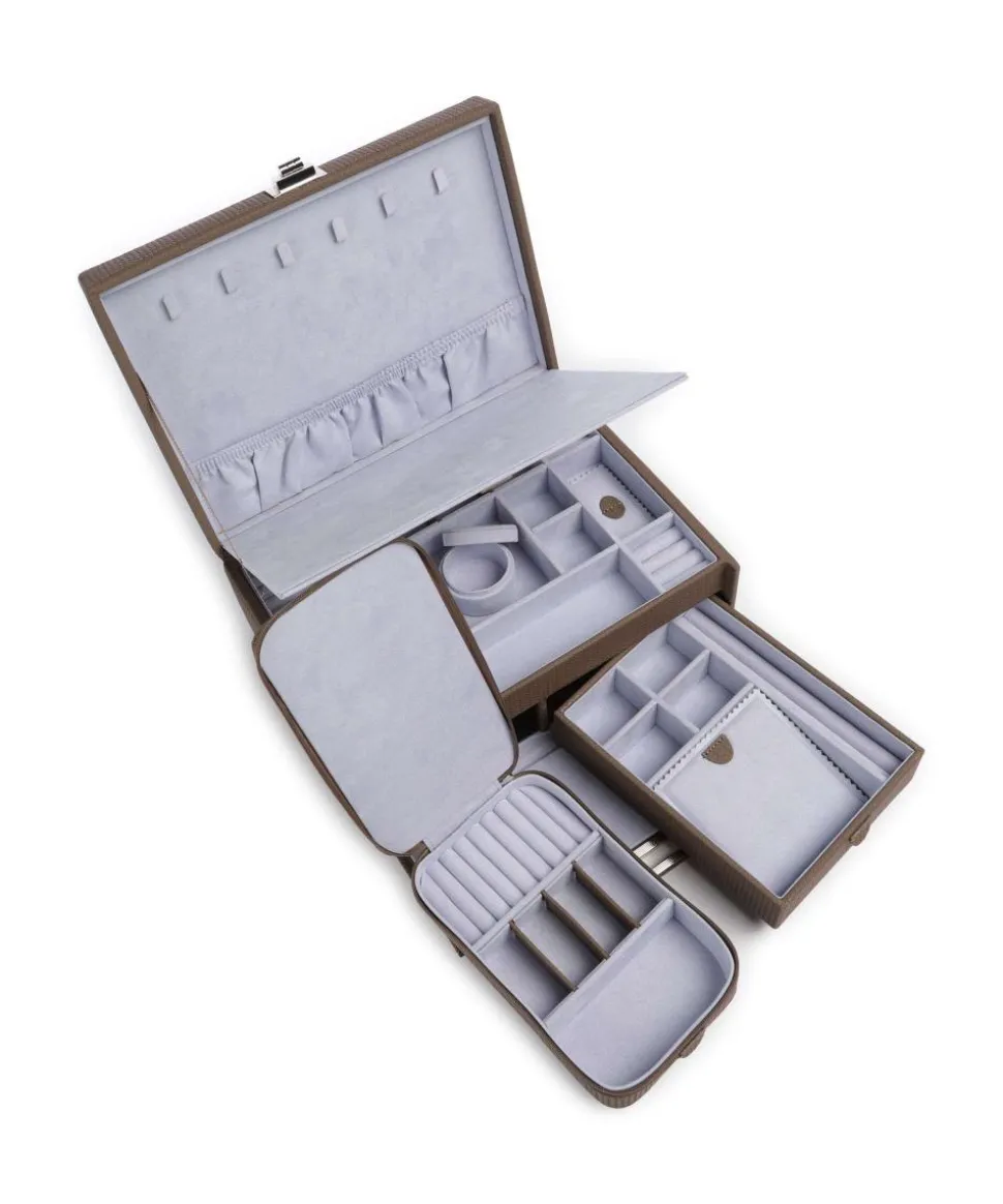 Corbello Schmuckkasten Polyurethane dunkelbraun