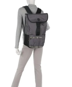 Corbet 24L Rucksack 16″ recyceltes Nylon, recyceltes Polyester graugrün