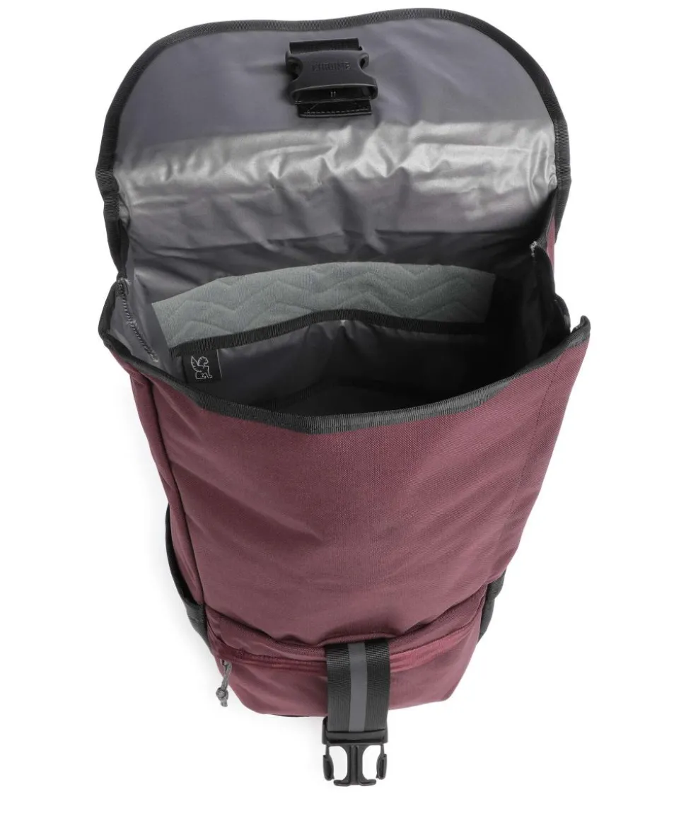 Corbet 24L Rucksack 16″ recyceltes Nylon, recyceltes Polyester wein