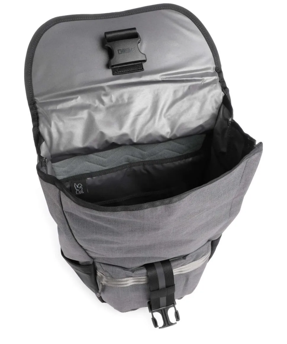 Corbet 24L Rucksack 16″ recyceltes Nylon, recyceltes Polyester grau/schwarz