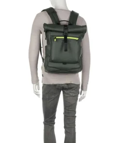 Corner 2.0 Rolltop Rucksack 15″ Polyurethane dunkelgrün