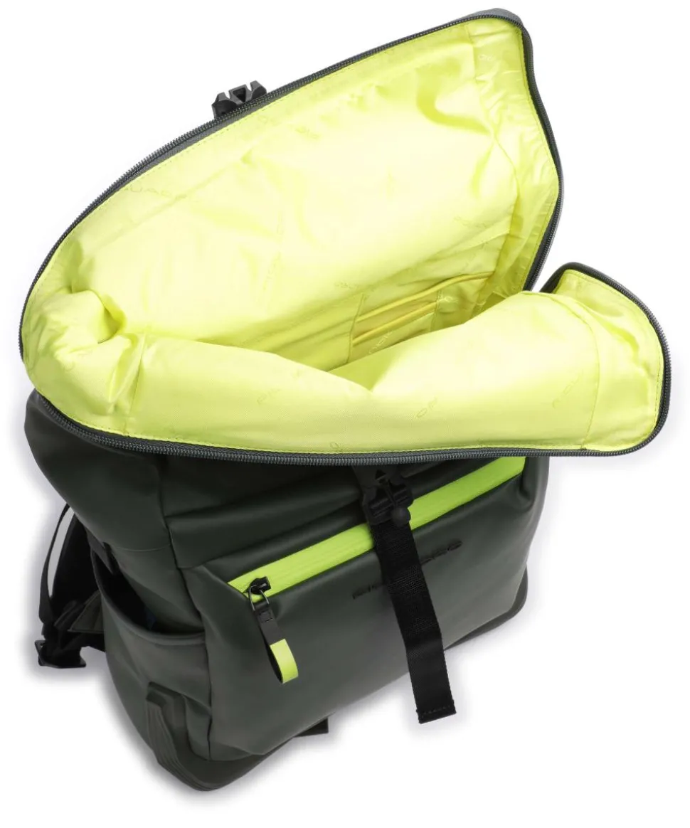 Corner 2.0 Rolltop Rucksack 15″ Polyurethane dunkelgrün