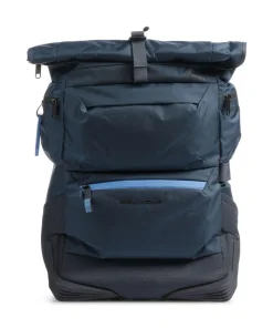 CORNER Rucksack 15″ recyceltes Polyester dunkelblau