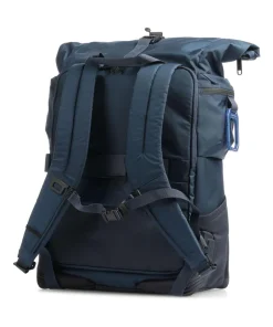 CORNER Rucksack 15″ recyceltes Polyester dunkelblau