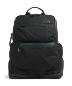 CORNER Rucksack 14″ recyceltes Polyester schwarz