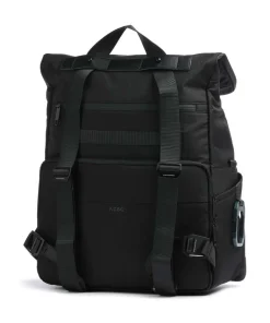 CORNER Rucksack 15″ recyceltes Polyester schwarz