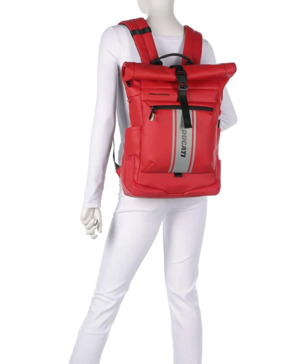 Corner Special Ducati Rolltop Rucksack 16″ Polyurethane rot