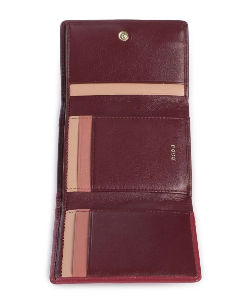 Corsica RFID Geldbörse fein genarbtes Kalbsleder wein