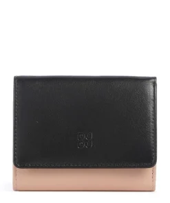 Corsica RFID Geldbörse fein genarbtes Kalbsleder beige/schwarz