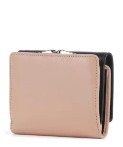 Corsica RFID Geldbörse fein genarbtes Kalbsleder beige/schwarz