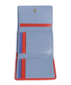 Corsica RFID Geldbörse fein genarbtes Kalbsleder blaugrau