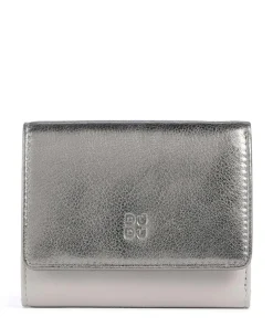 Corsica RFID Geldbörse fein genarbtes Kalbsleder silber