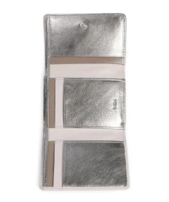 Corsica RFID Geldbörse fein genarbtes Kalbsleder silber