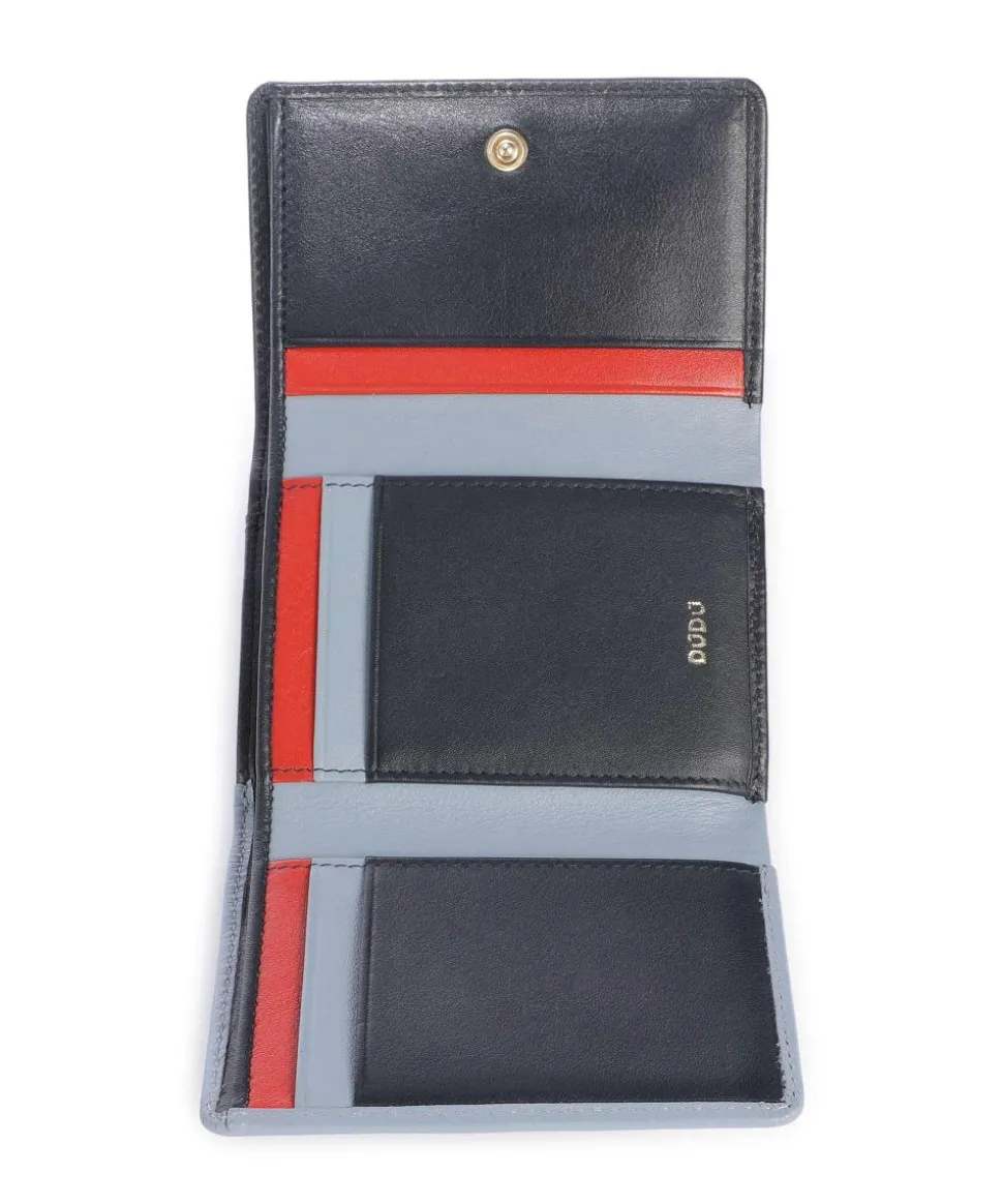 Corsica RFID Geldbörse fein genarbtes Kalbsleder dunkelblau