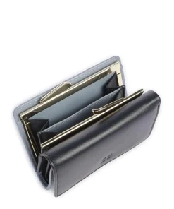 Corsica RFID Geldbörse fein genarbtes Kalbsleder dunkelblau