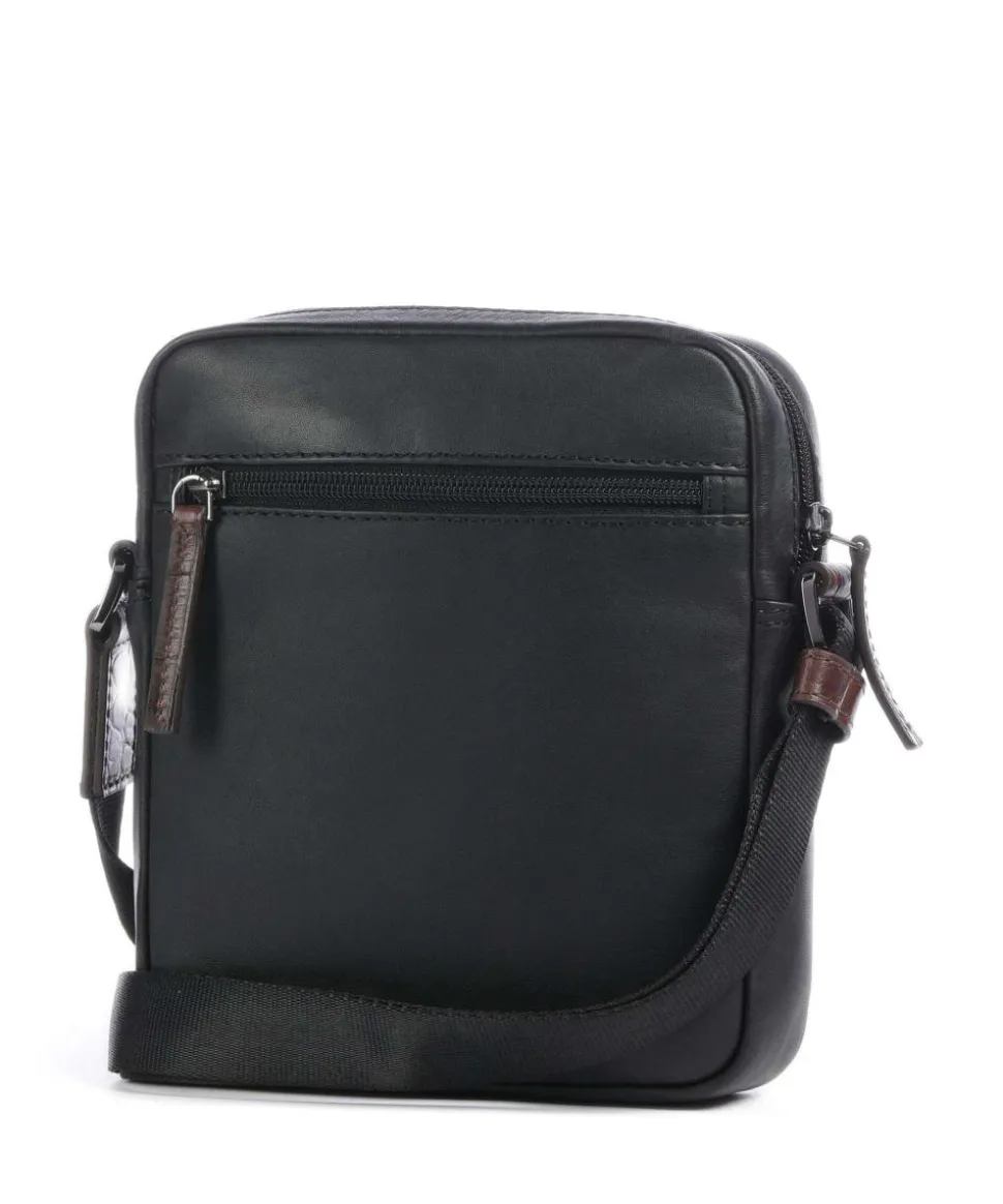 Corso Deluxe Umhängetasche Nappaleder schwarz