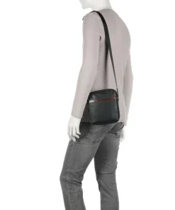 Corso Deluxe Umhängetasche Nappaleder schwarz