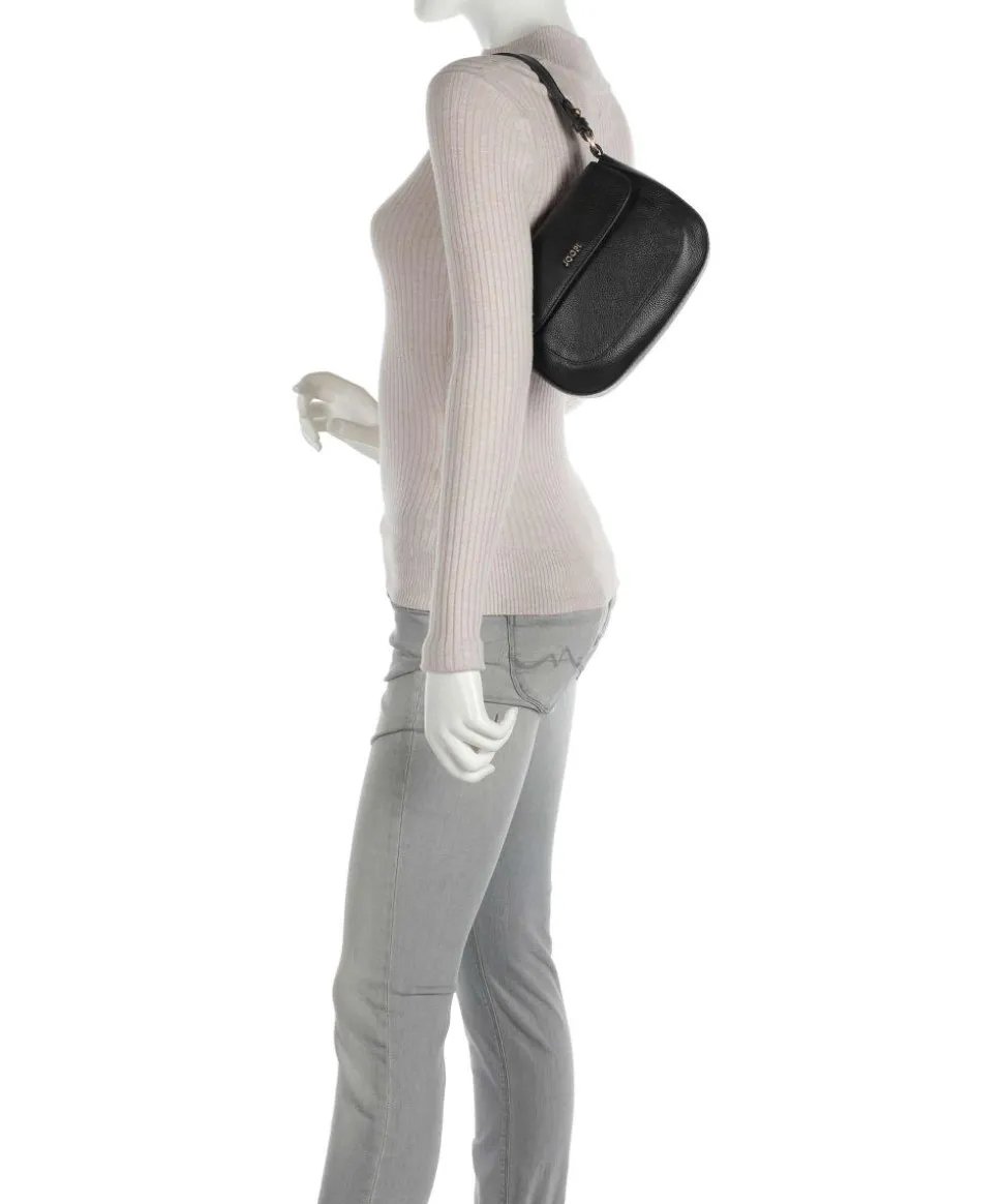 Cortina Edition Loreen Schultertasche Lederimitat schwarz