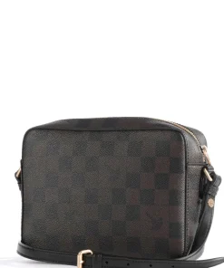 Cortina Piazza Cloe Umhängetasche Lederimitat dunkelbraun