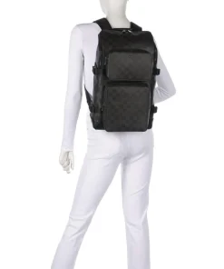 Cortina Piazza Diego Rucksack 15″ Lederimitat dunkelbraun