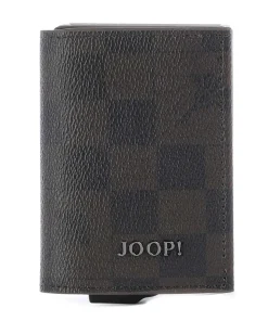 Cortina Piazza E-Cage RFID Kreditkartenetui Lederimitat dunkelbraun