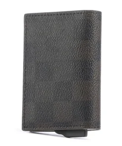 Cortina Piazza E-Cage RFID Kreditkartenetui Lederimitat dunkelbraun