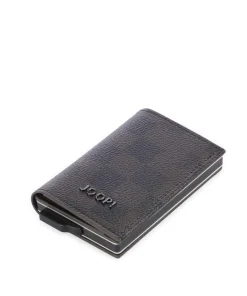 Cortina Piazza E-Cage RFID Kreditkartenetui Lederimitat dunkelbraun