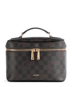 Cortina Piazza Flora Kulturbeutel dunkelbraun 24 cm