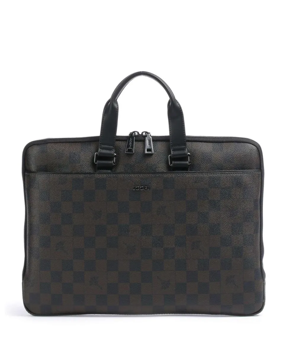 Cortina Piazza Janus Aktentasche 13″ Lederimitat braun/schwarz