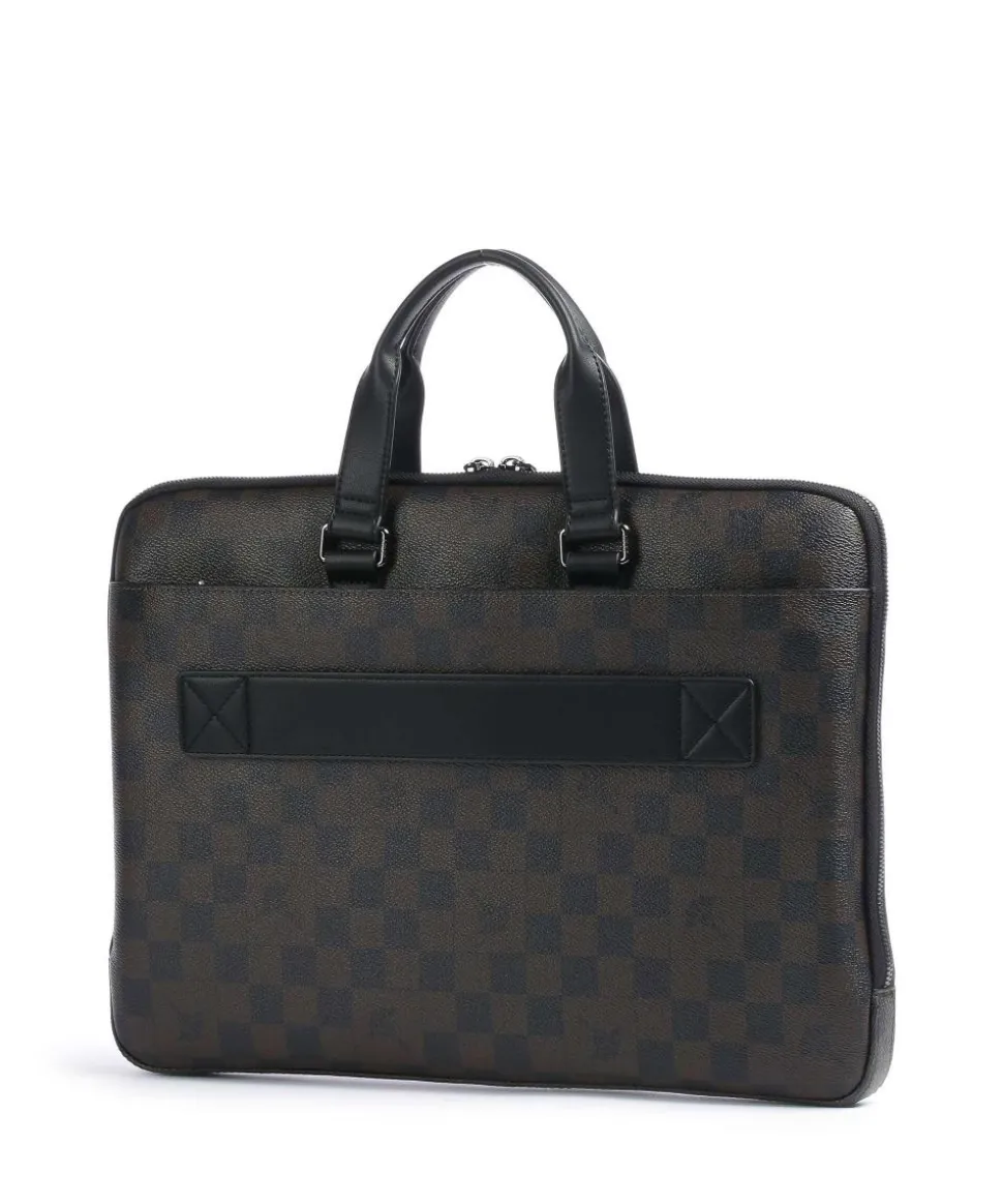 Cortina Piazza Janus Aktentasche 13″ Lederimitat braun/schwarz