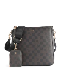 Cortina Piazza Jasmina Umhängetasche Lederimitat dunkelbraun