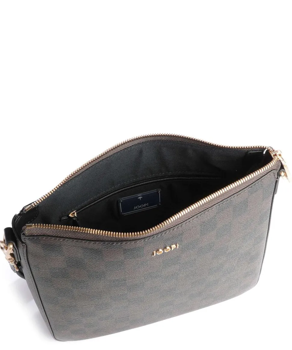 Cortina Piazza Jasmina Umhängetasche Lederimitat dunkelbraun