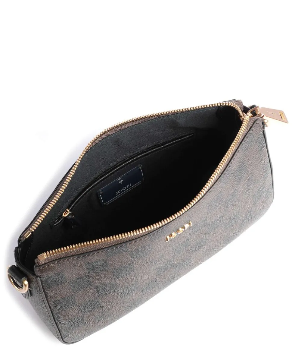 Cortina Piazza Jasmina Umhängetasche Lederimitat dunkelbraun