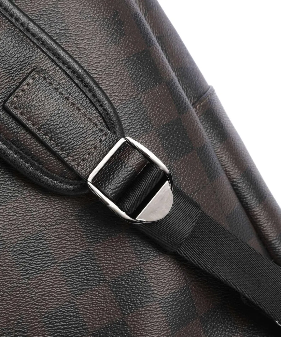 Cortina Piazza Miko Rucksack 13″ Lederimitat dunkelbraun