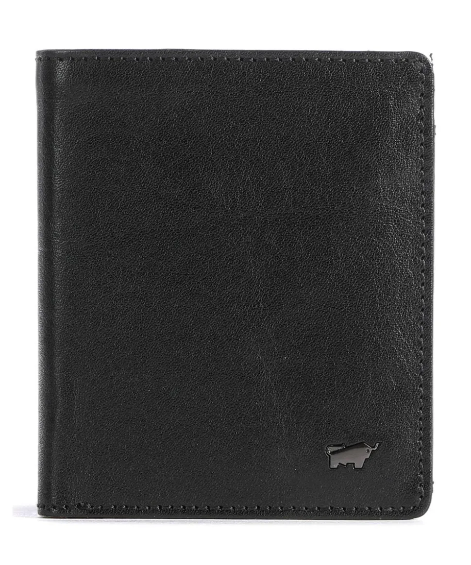 Country RFID Geldbörse fein genarbtes Rindsleder schwarz