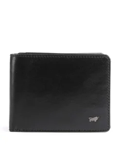 Country RFID Geldbörse Leder schwarz